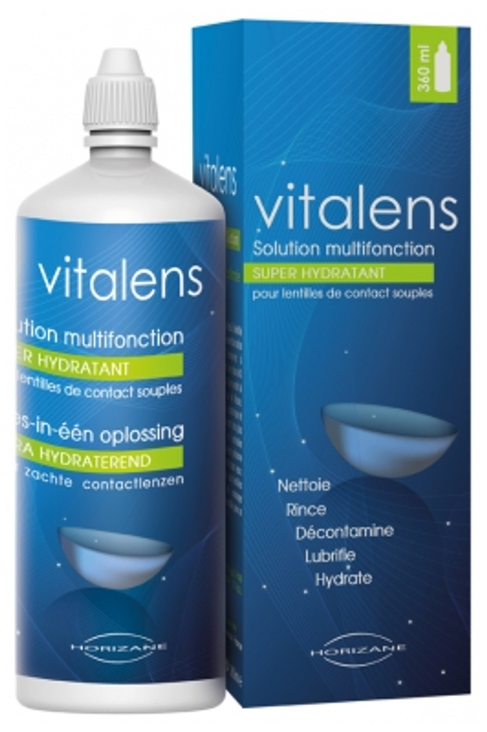 Vitalens Multipurpose Solution For Supple Contact Lenses 360Ml