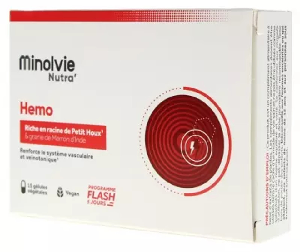Minolvie Nutra ' Hemo 15 Vegetable Capsules