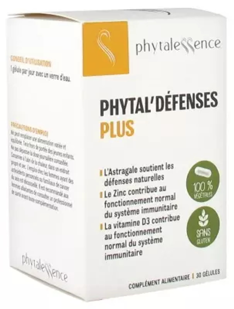 Phytalessence Phytal'Dã©Fenses Plus 30 Capsules