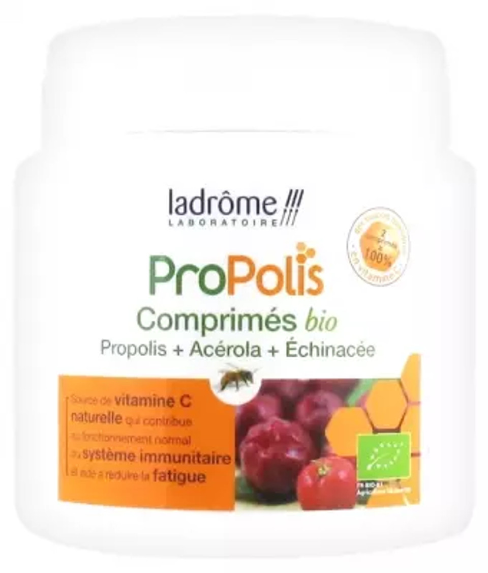 Ladrã´Me Propolis Organic Tablets Propolis Acerola Echinacea 40 Tablets