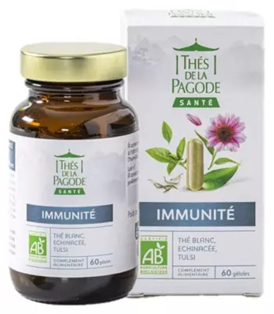 Thã©S De La Pagode Immunity Organic 60 Capsules