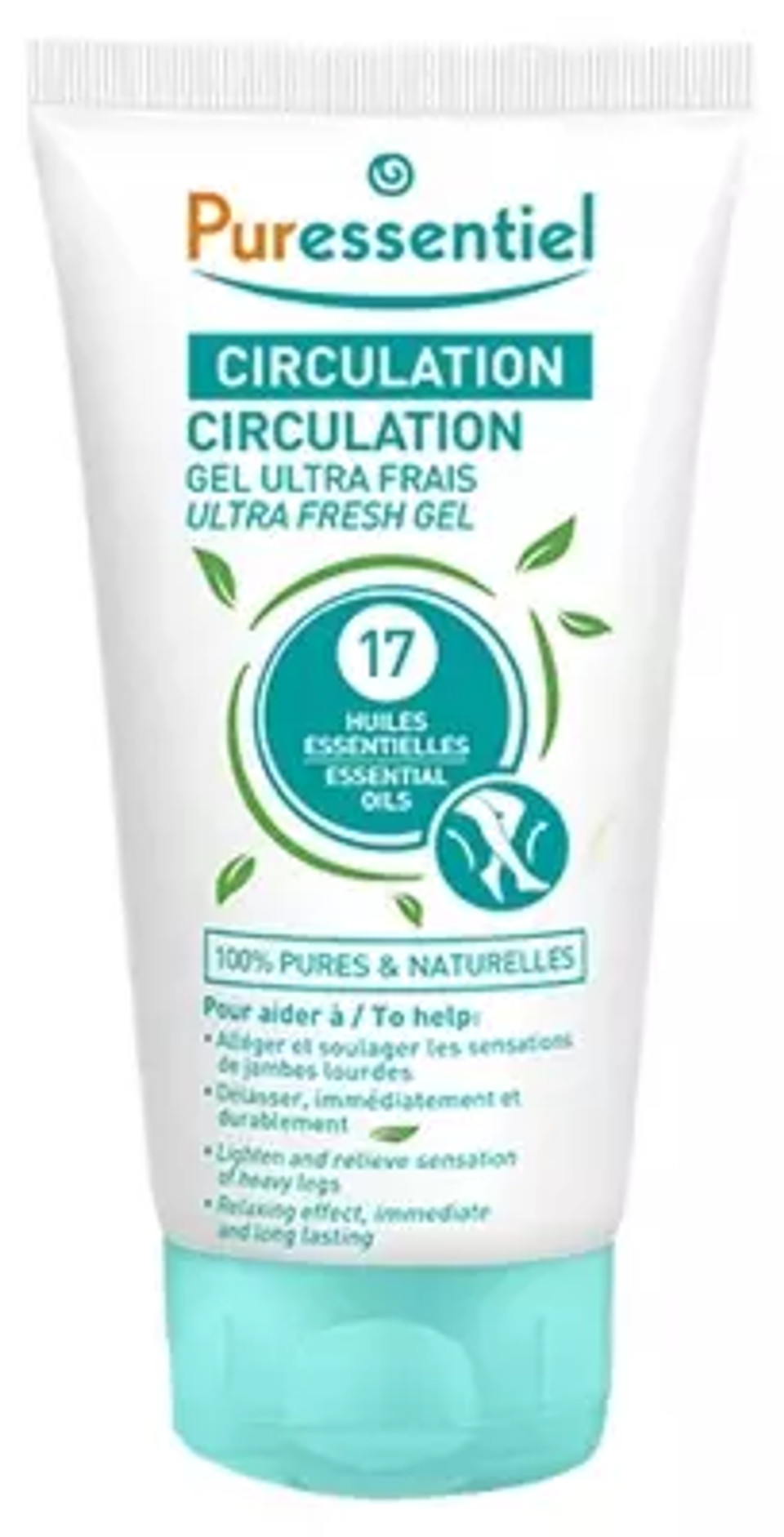 Puressentiel Circulation Ultra Fresh Gel With 17 Essential Oils 125Ml