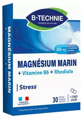 Biotechnie Marine Magnesium B6 Rhodiola 30 Capsules | Low Price Here