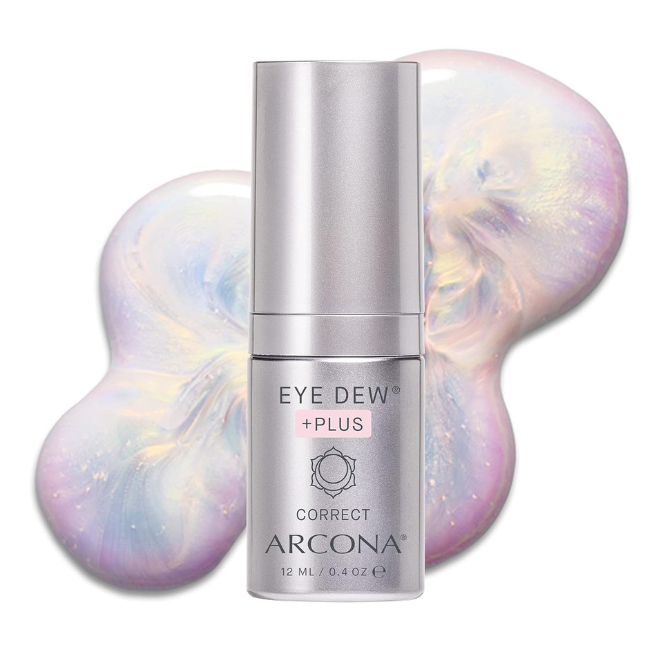 Arcona Eye Dew Plus - Crystal Liquid Eye Serum, Illuminating & Firming Eye Cream With Neodermyl, Vitamin C, Peptides And Ceramides, 4 Oz, Made In The Usa