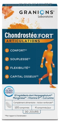 Granions Chondrostã©O+ Joints Fort 120 Tablets