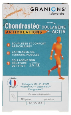 Granions Chondrostã©O Joints Collagen Activ 30 Capsules