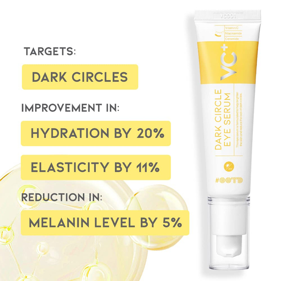 Dark Circle Remover Eye Serum, Eye Bags Treatment For Men And Women, Vitamin C, Niacinamide, Ceramide, Vegan Under Eye Treatment 30Gvitamin C Dark Circle Serum Dark Circle Remover Eye Serum, Eye Bags Treatment For Men And Women, Vitamin C, Niacinamide, Ceramide, Vegan Under Eye Treatment 30Gvitamin C Dark Circle Serum