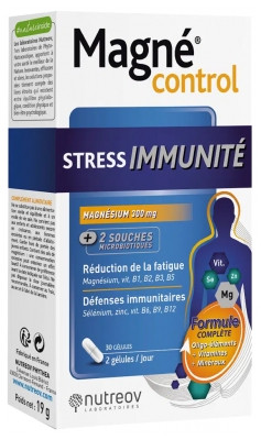 Nutreov Magnã© Control Stress Immunity 30 Capsules
