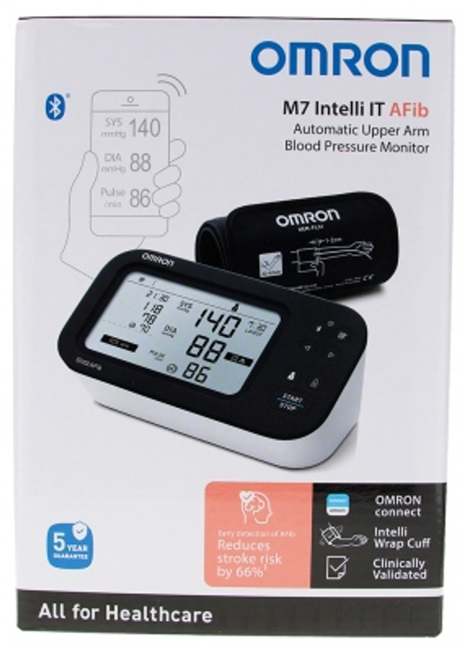 Omron Intelli It Afib M7 Automatic Cuff Blood Pressure Monitor