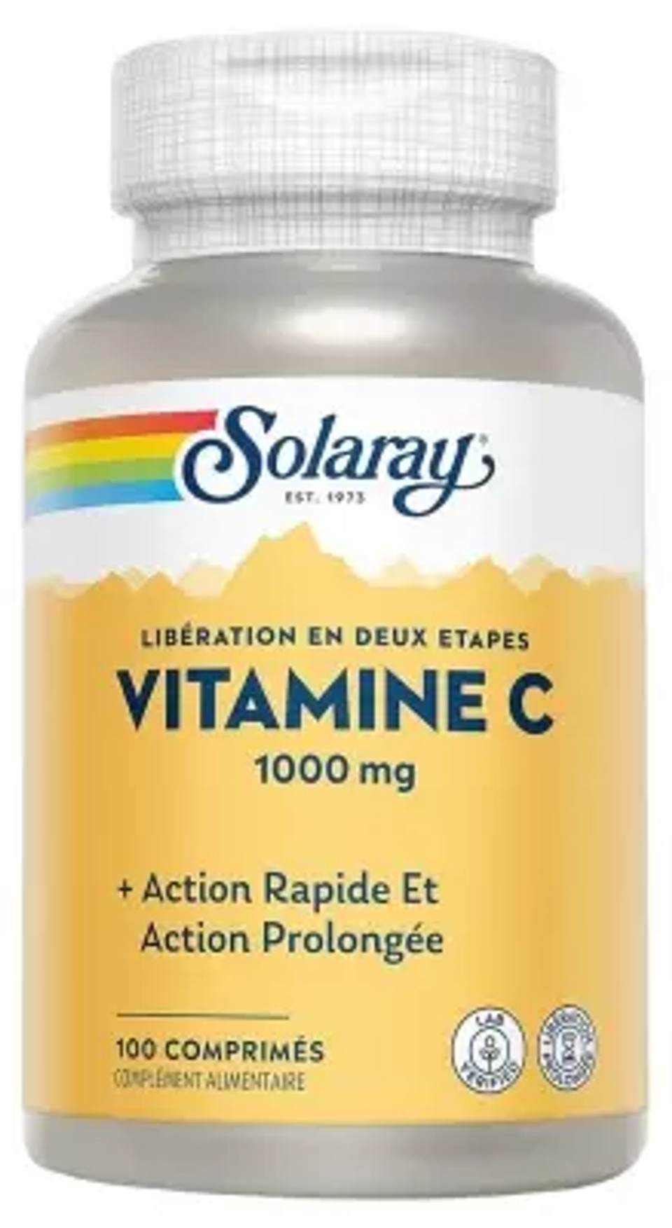Solaray Vitamin C 1000Mg 100 Tablets