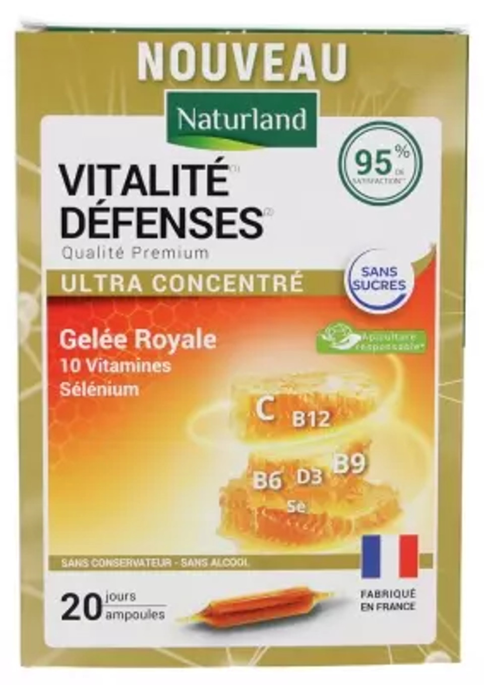 Naturland Vitalitã© Dã©Fenses 20 Ampoules