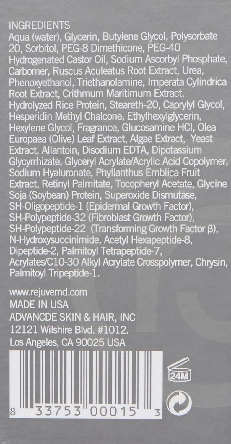 Rejuvemd Growth Factor Anti-Aging Eye Serum