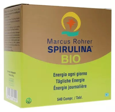 Marcus Rohrer Organic Spirulina 540 Tablets