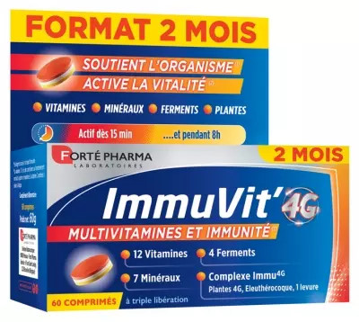 Fortã© Pharma Immuvit' 4G 60 Tablets