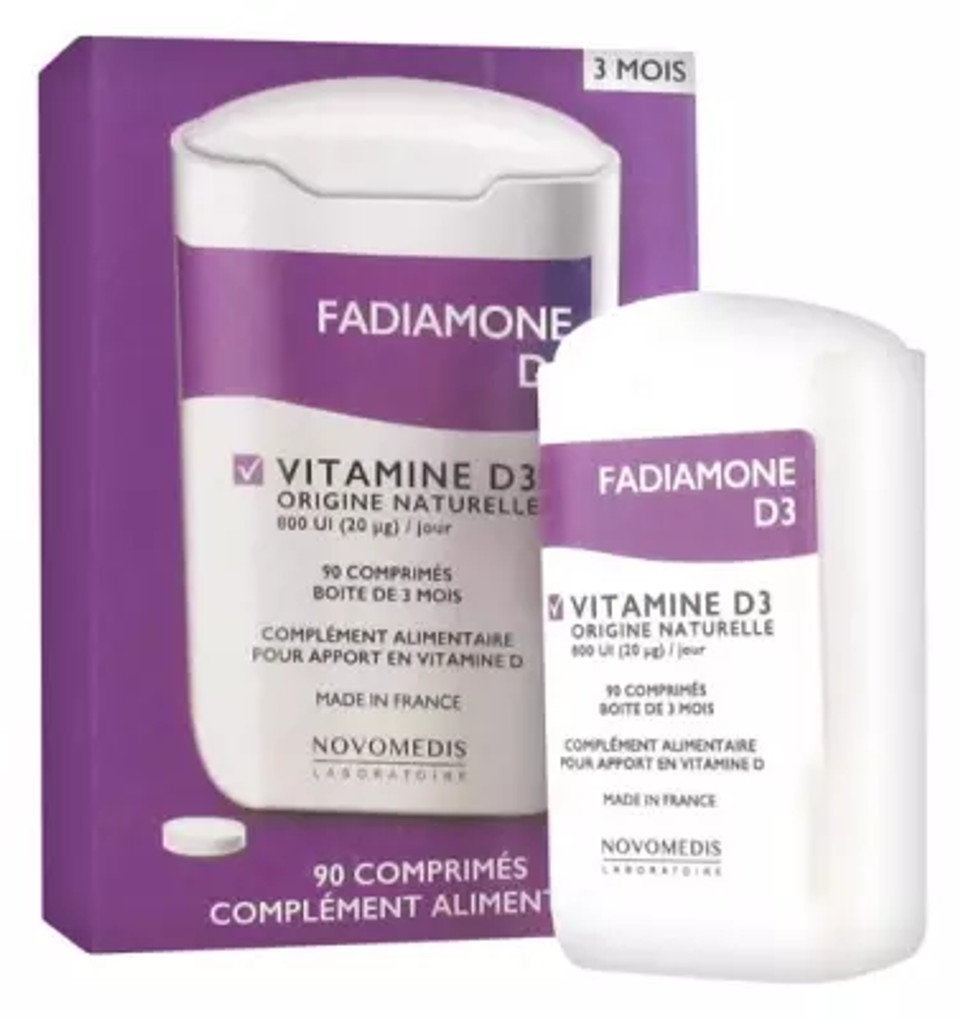 Laboratoire Novomedis Fadiamone D3 Vitamine D3 90 Tablets