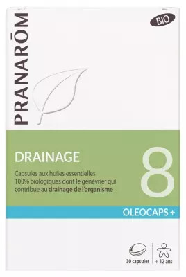 Pranarã´M Olã©Ocaps+ Organic 8 Draining 30 Capsules