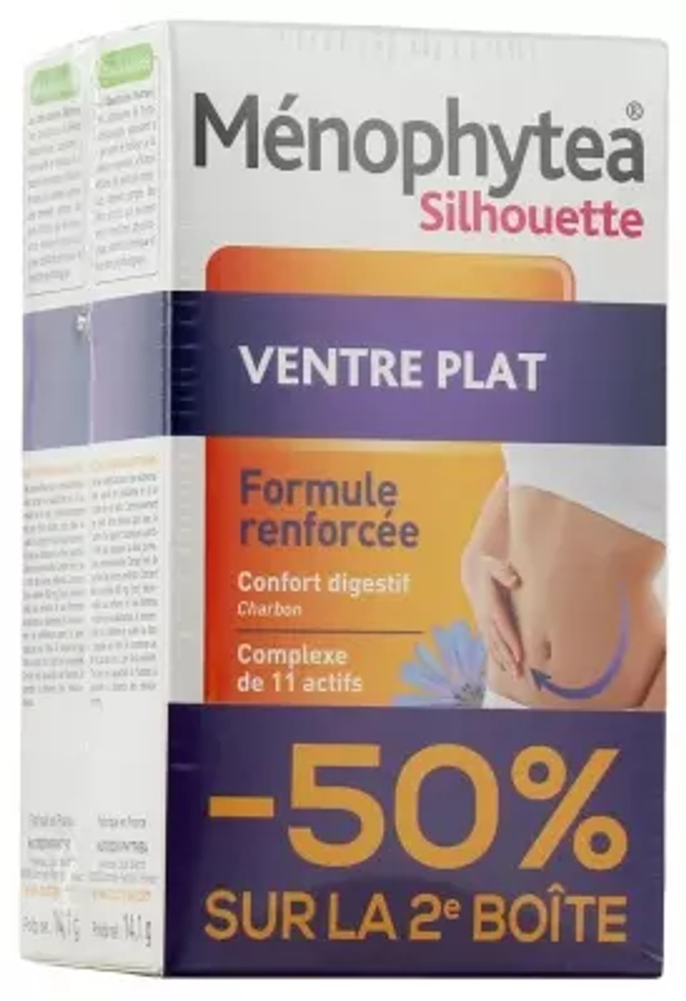 Nutreov Mã©Nophytea Silhouette Flat Belly 2 X 30 Capsules