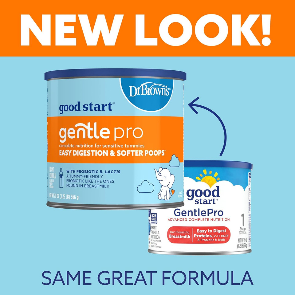 Gerber Good Start Baby Formula Powder, Gentlepro Probiotics, Stage 1, 12.3 Ounces (Pack Of 1)
