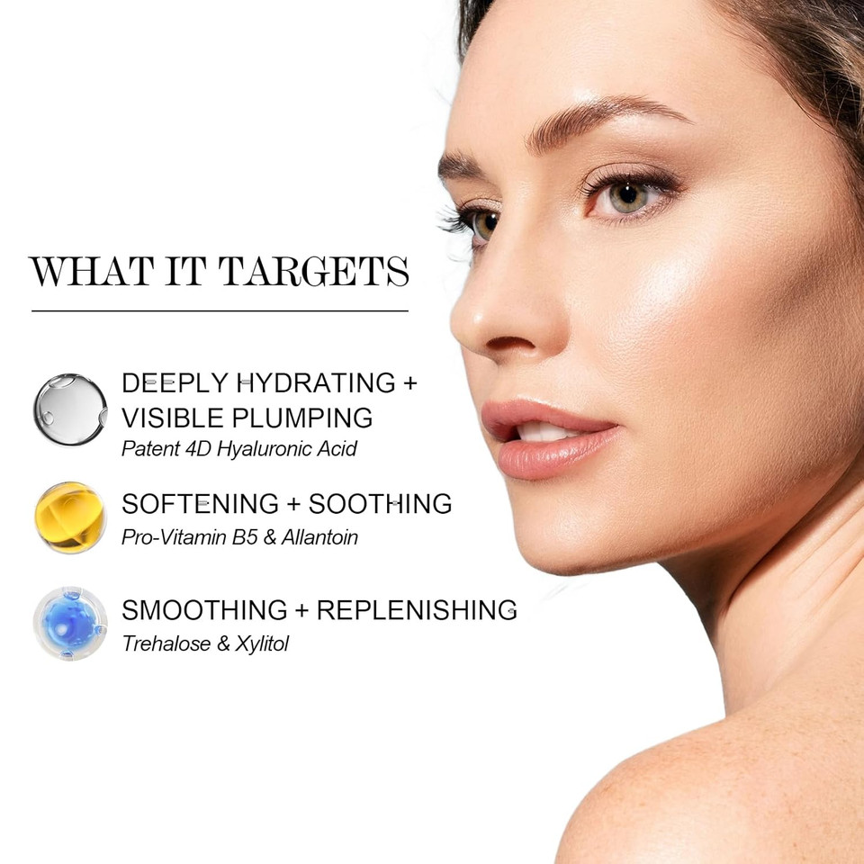 Hyaluronic Acid Serum For Face, Hyrating Serum, Microneedling Serum, Ewg Certified Zealsea For Sensitive Skin, Vegan Fragrance Free Non-Comedogenic Absorb Quickly, Pure Hyaluronic Acid Anti-Aging 1Oz