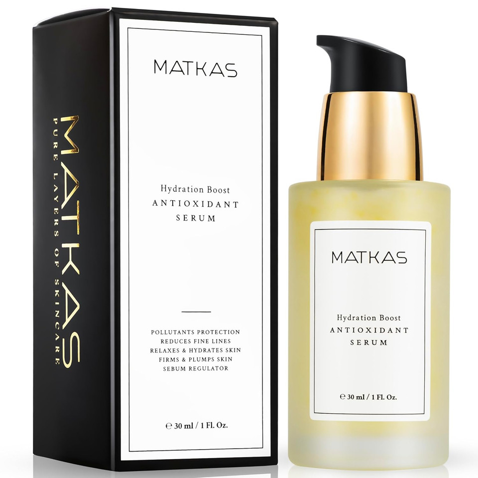 Matkas Korean Niacinamide Serum For Face Antioxidant Ampoule - For Excess Oil, Large Pores, Uneven Skin Tone, Dullness - Centella Asiatica + Ceramides + Vitamin E + Hyaluronic Acid + Beta-Glucan