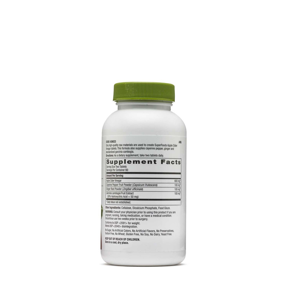 Gnc Superfoods Apple Cider Vinegar