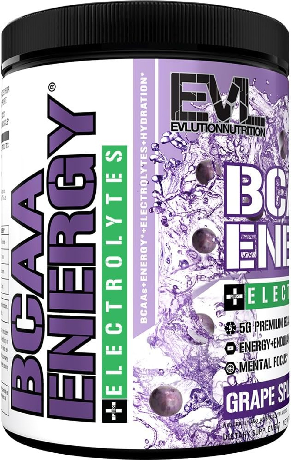 Evl Bcaas Amino Acids Powder - Bcaa Energy Pre Workout Powder For Muscle Recovery Lean Growth And Endurance - Rehydrating Post Workout Recovery Drink With Natural Caffeine - Watermelon