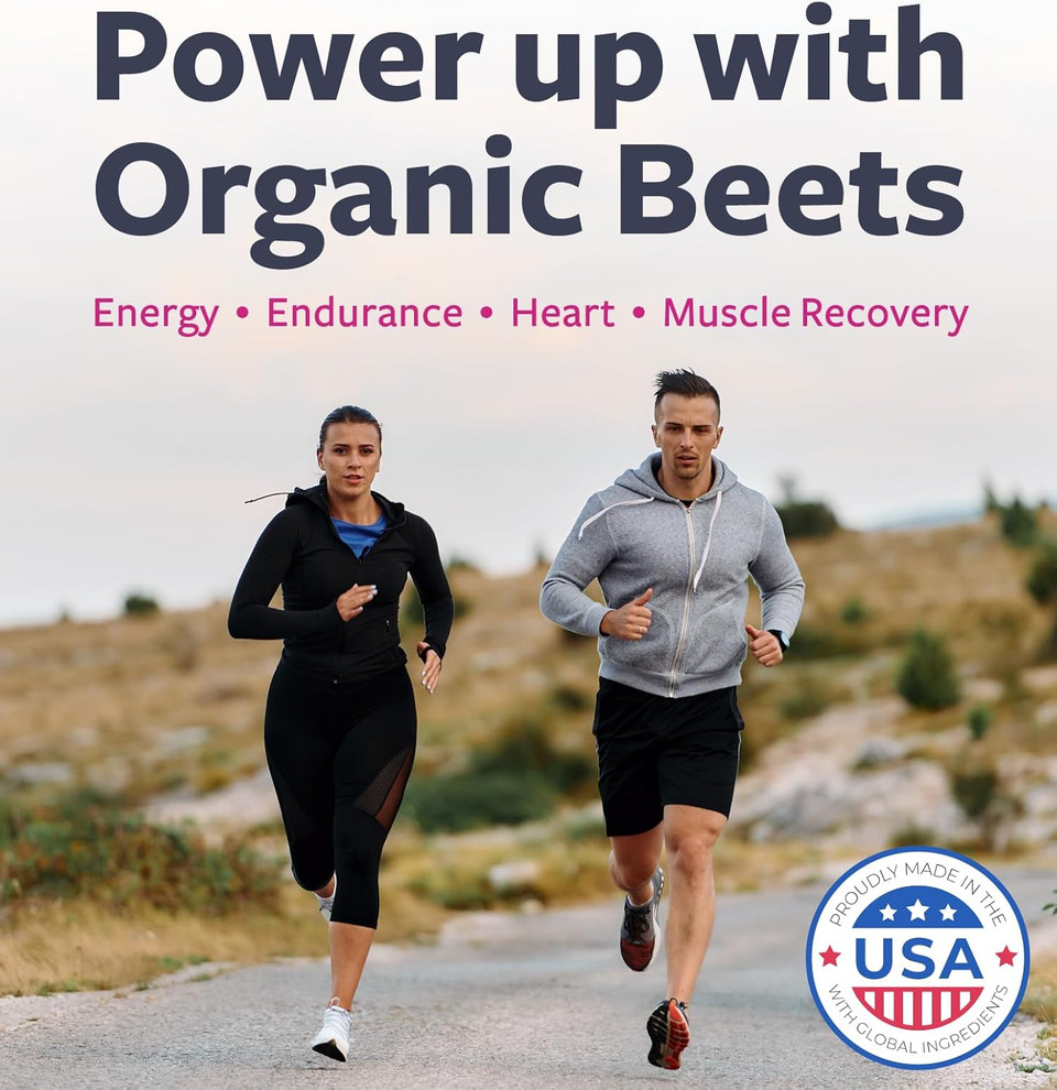 Usda Organic Beet Root Powder (30 Tablets) 1350Mg Beets Per Serving With Black Pepper For Extra Absorption - Super Antioxidant And Nitrate Supplement For Athletic Performance And Stamina- No Capsules