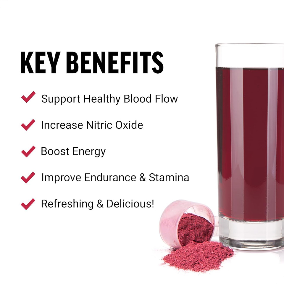 Force Factor Total Beets Drink Mix Superfood Powder With Nitrates To Support Circulation, Blood Flow, Nitric Oxide, Energy, Endurance, And Stamina, Cardiovascular Heart Health Supplement, 30 Servings Force Factor Total Beets Drink Mix Superfood Powder With Nitrates To Support Circulation, Blood Flow, Nitric Oxide, Energy, Endurance, And Stamina, Cardiovascular Heart Health Supplement, 30 Servings