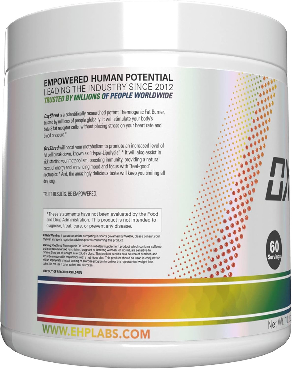Ehp Labs Oxyshred Pre Workout Powder - Preworkout Powder With L Glutamine & Acetyl L Carnitine, Energy Boost Drink - Gummy Snake, 60 Servings Ehp Labs Oxyshred Pre Workout Powder - Preworkout Powder With L Glutamine & Acetyl L Carnitine, Energy Boost Drink - Gummy Snake, 60 Servings