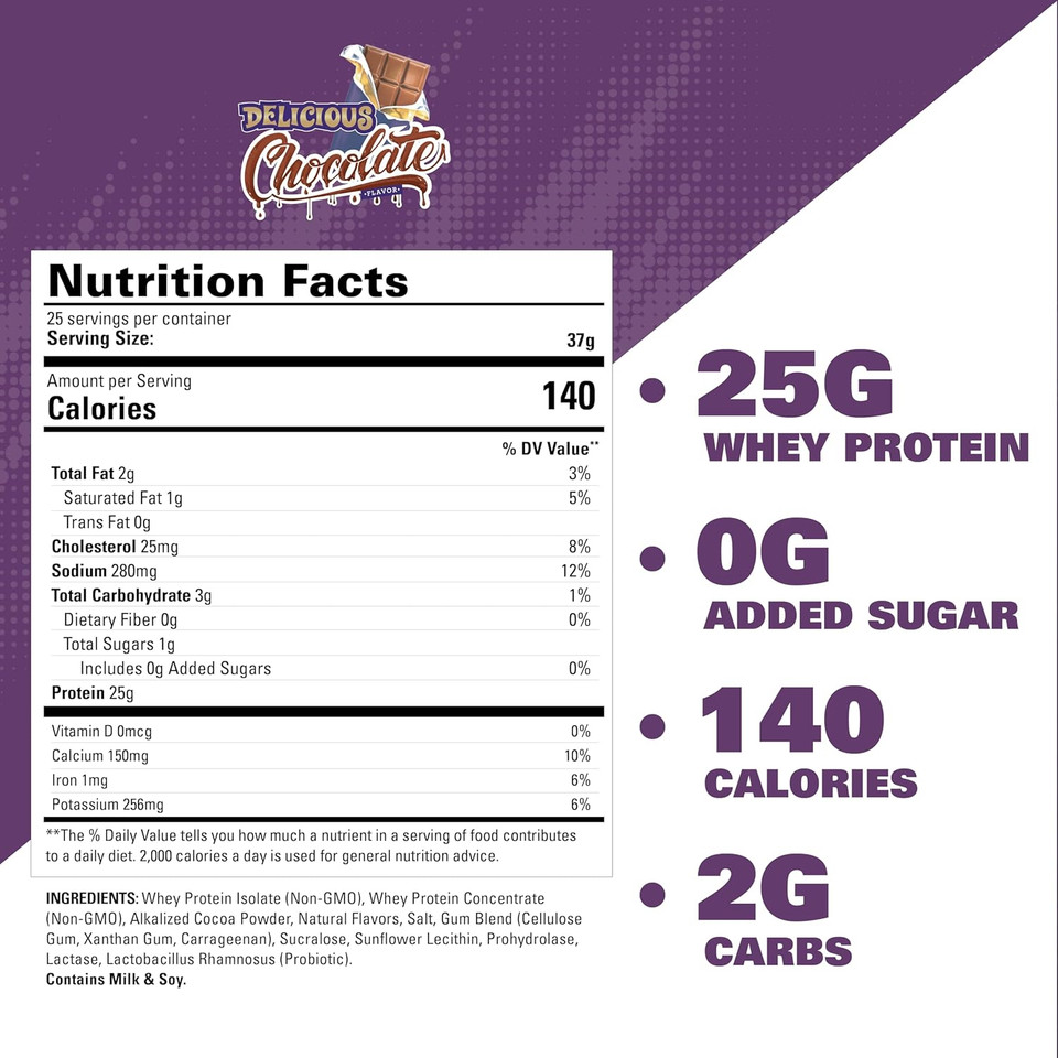 Ehp Labs Oxywhey Whey Protein Isolate Powder - 25G Of Whey Isolate Protein Powder, Meal Replacement Shake, Sugar Free Protein Powder - 25 Serves (Delicious Chocolate) Ehp Labs Oxywhey Whey Protein Isolate Powder - 25G Of Whey Isolate Protein Powder, Meal Replacement Shake, Sugar Free Protein Powder - 25 Serves (Delicious Chocolate)