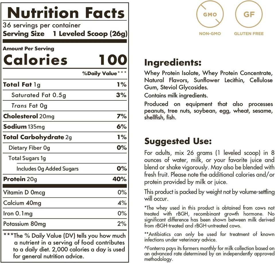 Solgar Grass Fed Whey To Go Protein Powder Vanilla, 2 Lb - 20G Of Grass-Fed Protein From New Zealand Cows - Great Tasting & Mixes Easily - Supports Strength & Recovery -, 36 Servings Solgar Grass Fed Whey To Go Protein Powder Vanilla, 2 Lb - 20G Of Grass-Fed Protein From New Zealand Cows - Great Tasting & Mixes Easily - Supports Strength & Recovery -, 36 Servings