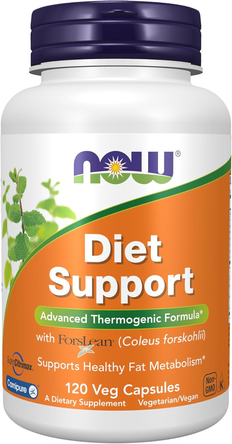 Now Foods Supplements, Diet Support With Forsleanâ® (Coleus Forskohlii), 120 Veg Capsules