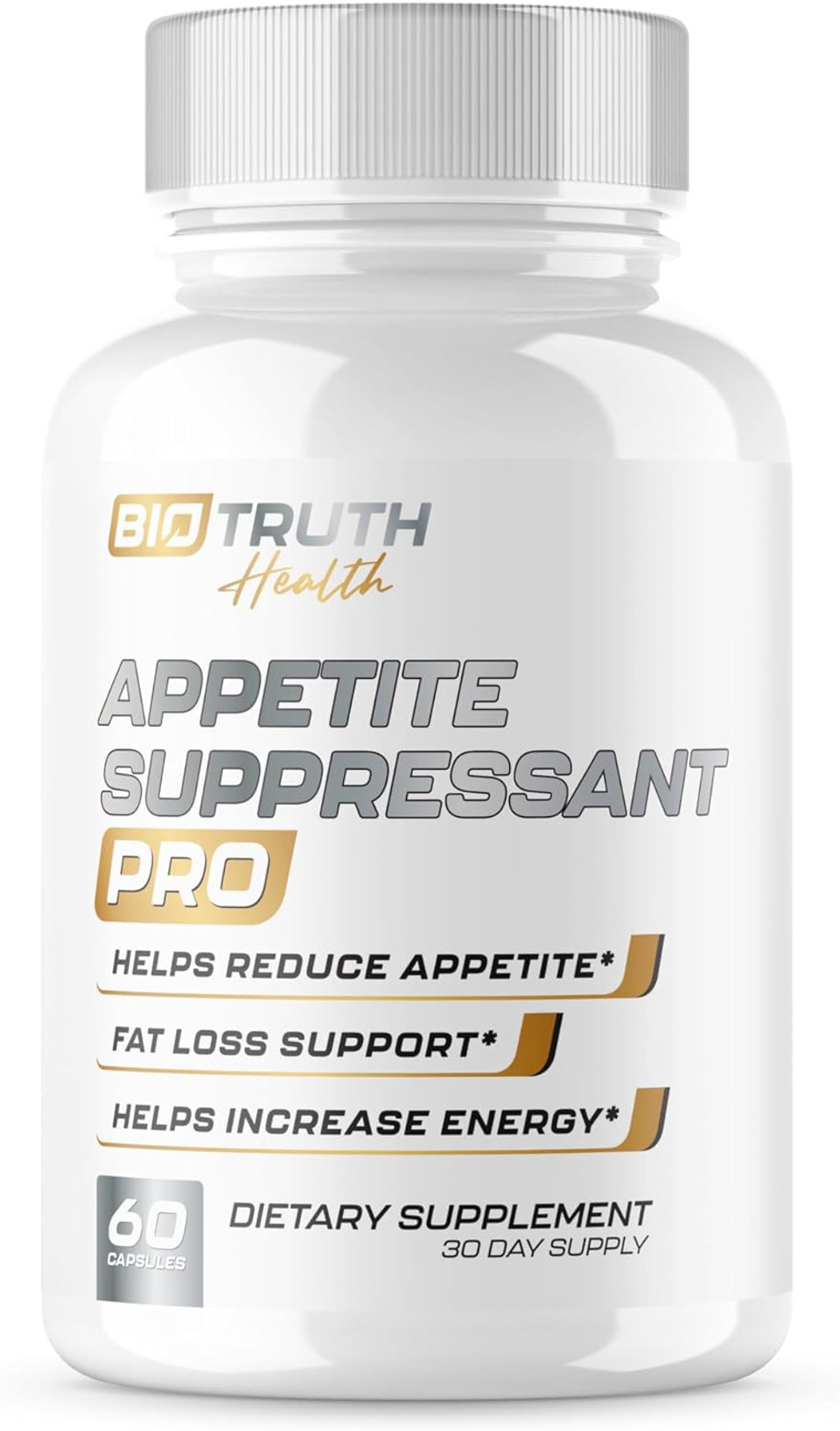 Biotruth Health | Best Appetite Suppressant For Weight Loss Pills For Women & Men | Fat Burner Supplement, Metabolism Booster, Carb Blocker | Extra Strength Diet Pills That Work Fast - 60 Capsules