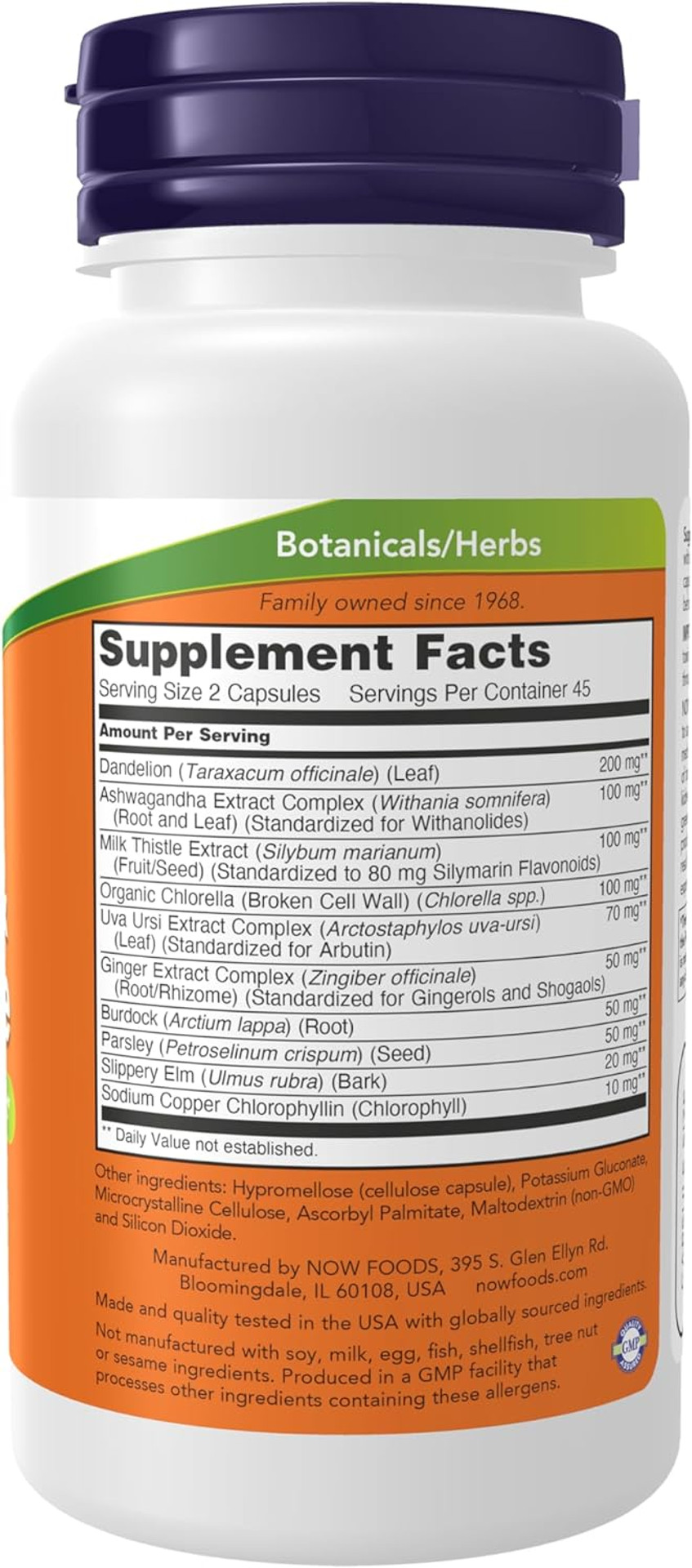 Now Foods Supplements, Detox And Cleanse, 90 Veg Capsules, Liver And Kidney Support