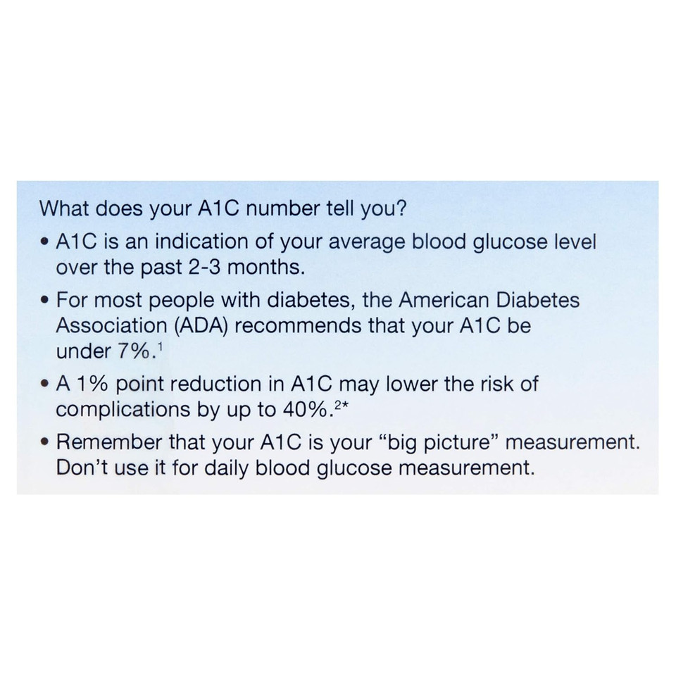 Cvs A1C At Home Test Kit, Home Use Monitoring Of Glycemic Control, Easy Operation For At Home A1C Monitoring