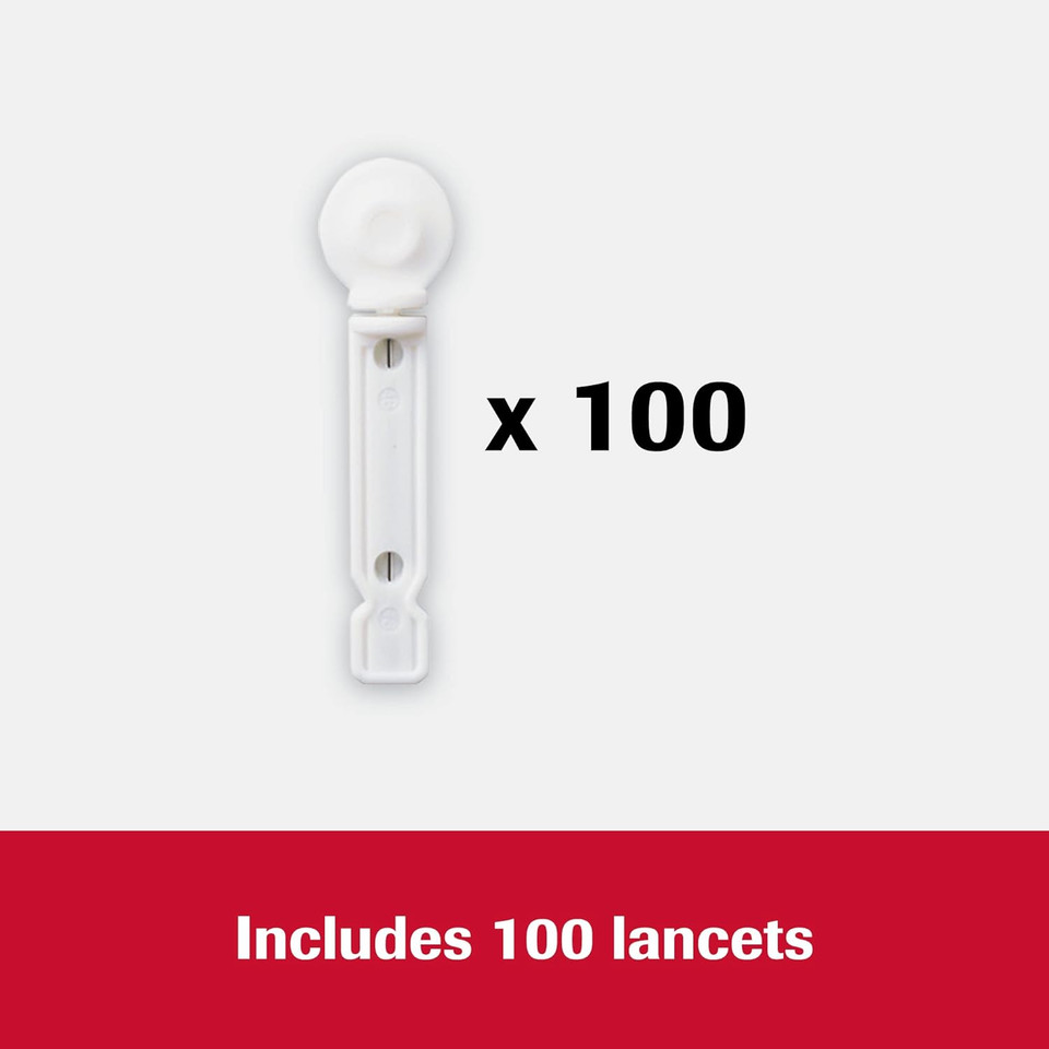 Accu-Chek Softclix Diabetes Lancets For Diabetic Blood Glucose Testing (Pack Of 100) (Packaging May Vary)