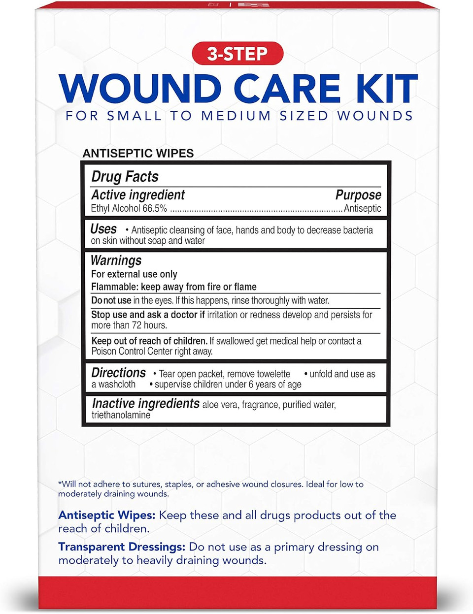 All Health Wound Care Kit, 40 Items | For Small To Medium Sized Wounds