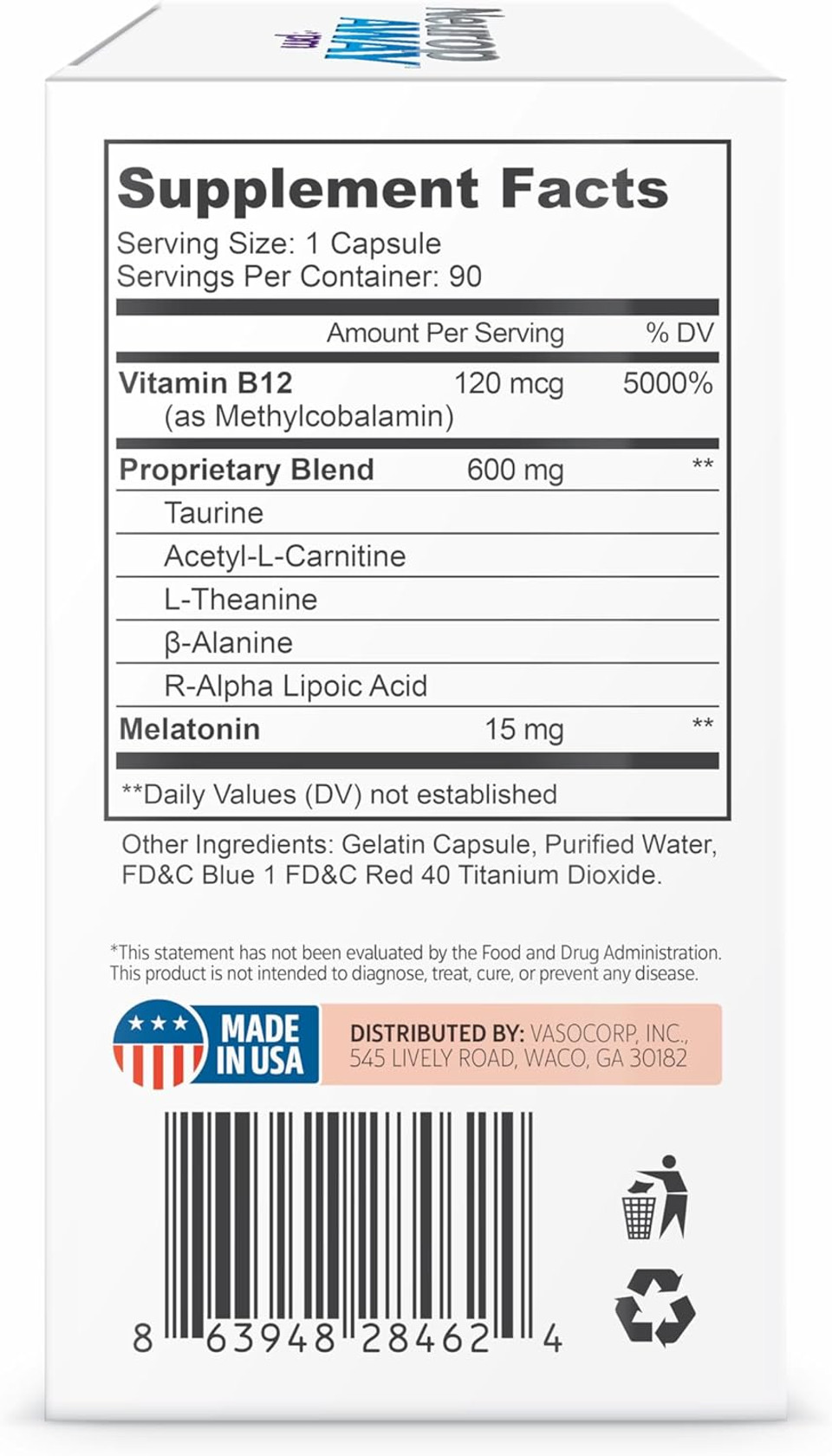 Neuropaway Nerve Support Pm | 90 Capsules
