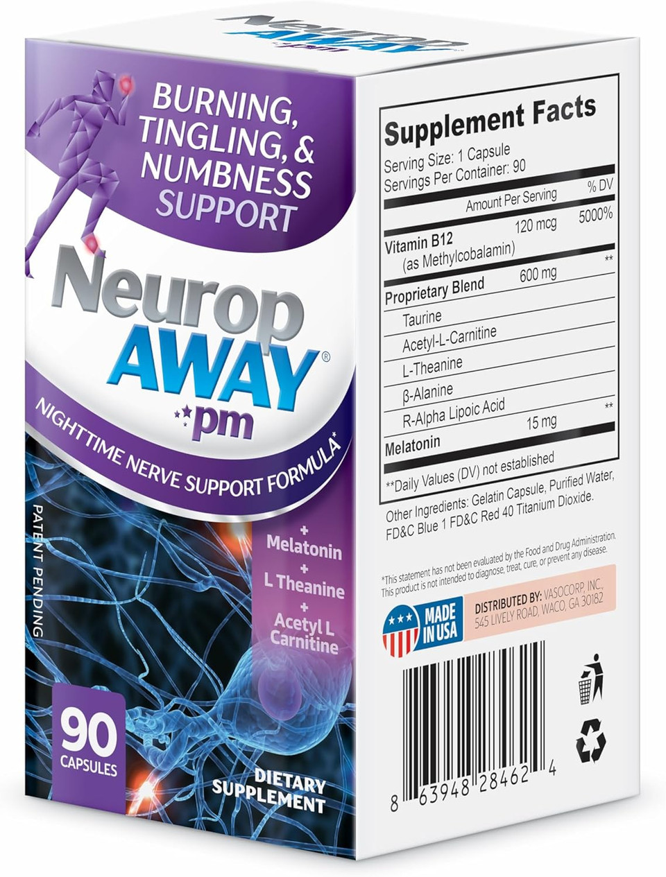 Neuropaway Nerve Support Pm | 90 Capsules