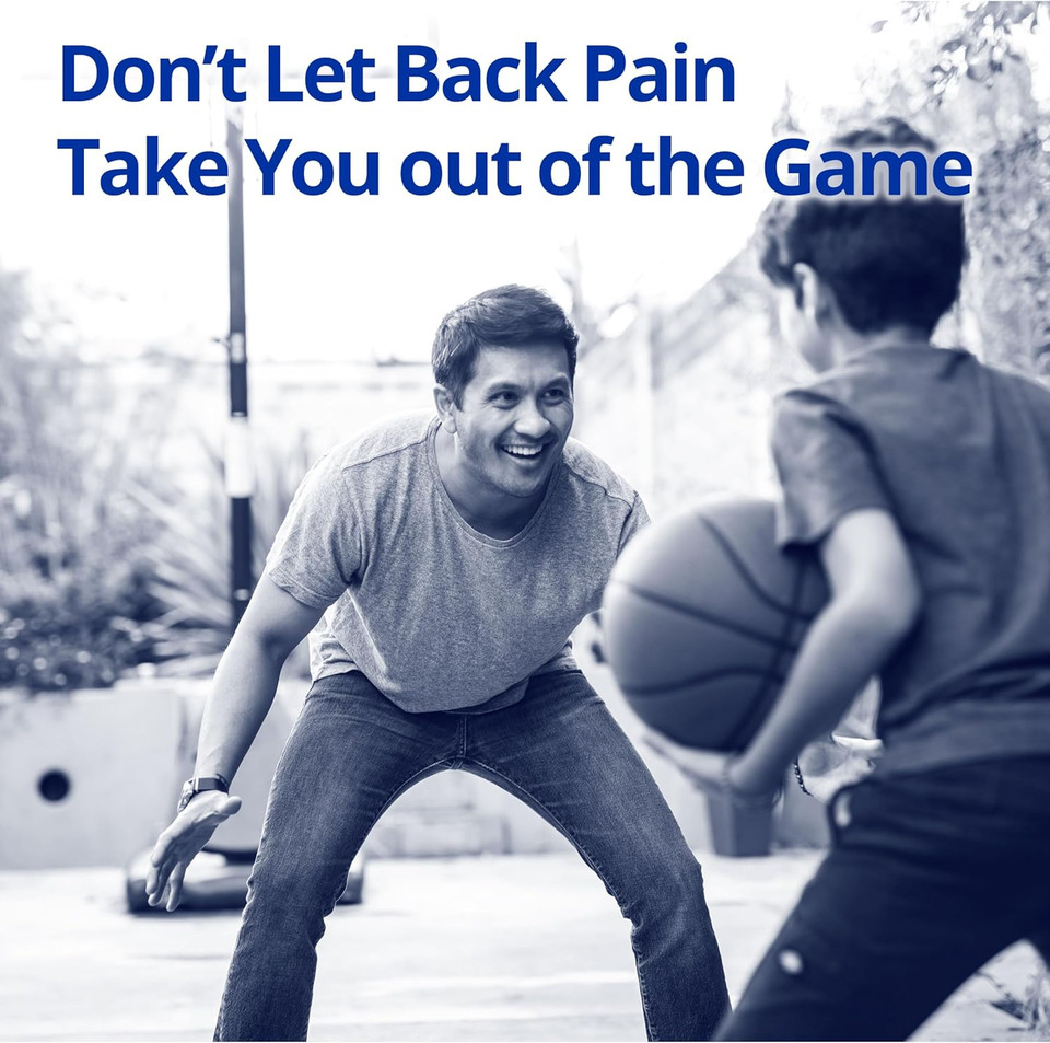 Backaid Max Relief Caplets, Aspirin-Free Pain Relief From Backache, Sciatica And Leg Pain, Long-Lasting 6 Hour Formula, Analgesic/Diuretic, 38 Count