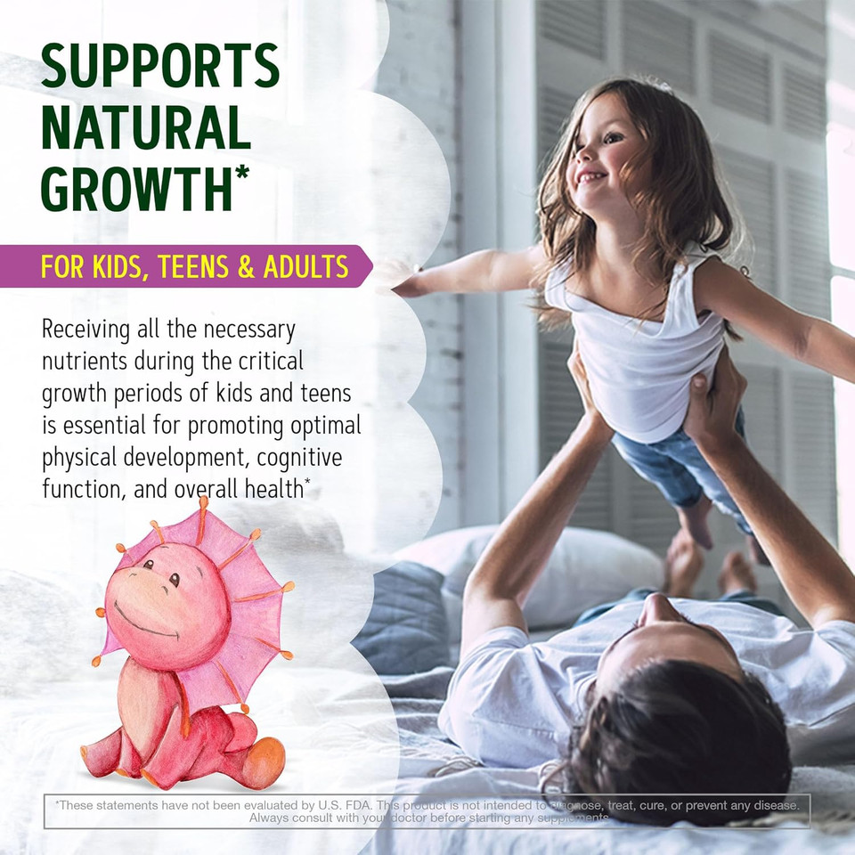 Height Growth Maximizer - Made In Usa - Natural Height Increase Booster Supplement & Grow Taller Pills - Bone Growth For Adults, Teens & Kids - Vitamins For Boys & Girls To Get Taller - 120 Capsules