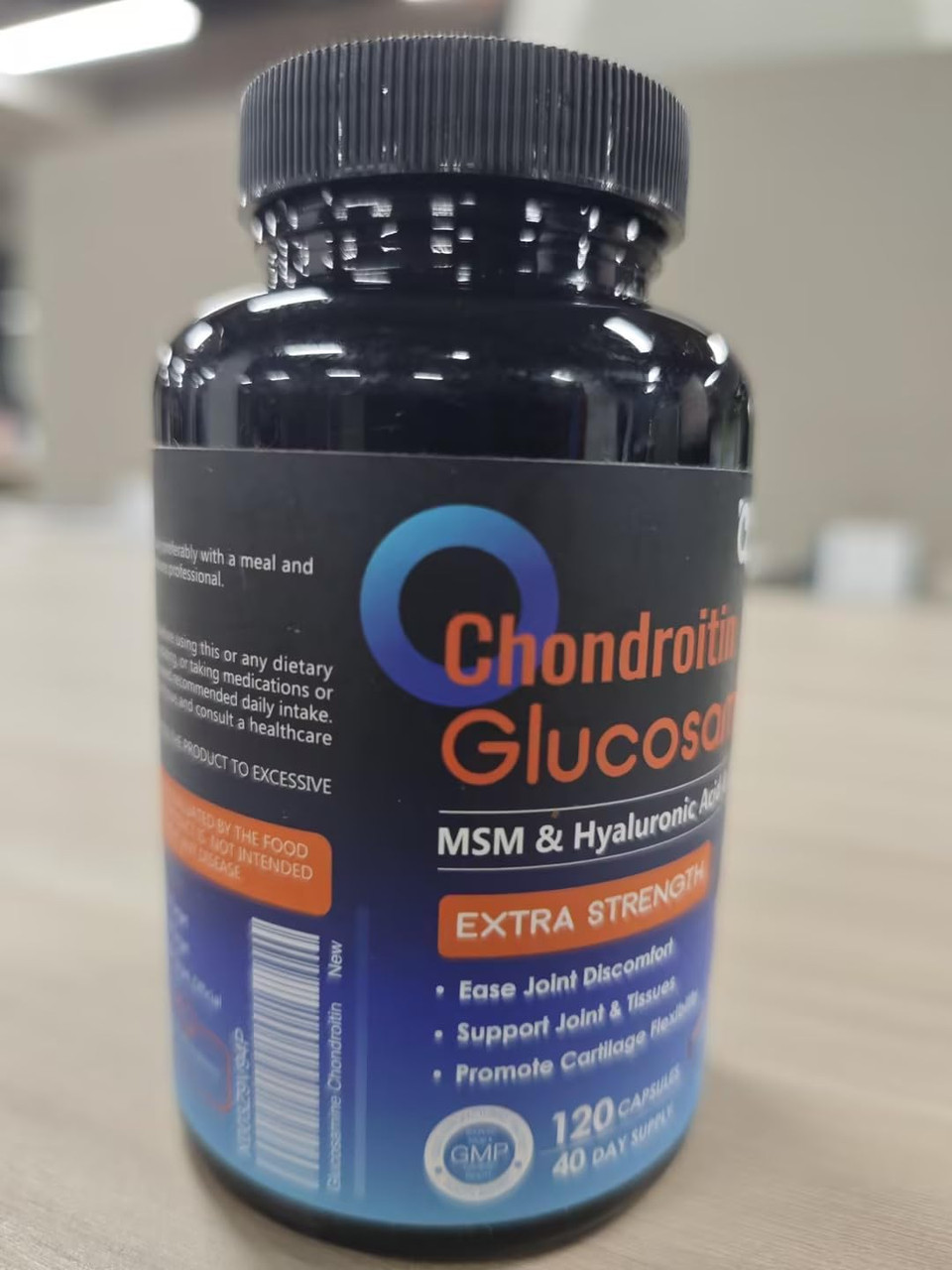Nature Target Glucosamine Chondroitin Msm, Joint Support Supplement, Shellfish Free, Turmeric Boswellia, Hyaluronic Acid, Collagen, Calium For Cartilage And Bone Health,120 Capsules, 40 Servings