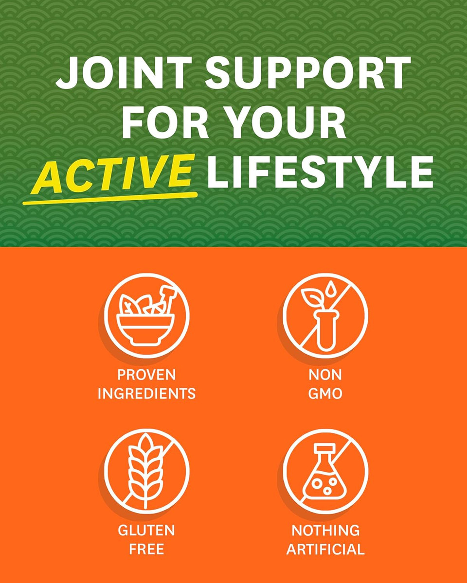 Zenwise Health Glucosamine Chondroitin Msm - Joint Support Turmeric Supplement For Hands, Back, Knee, And Joint Health, Advanced Relief For Bone And Joint Flexibility And Mobility - 90 Ct