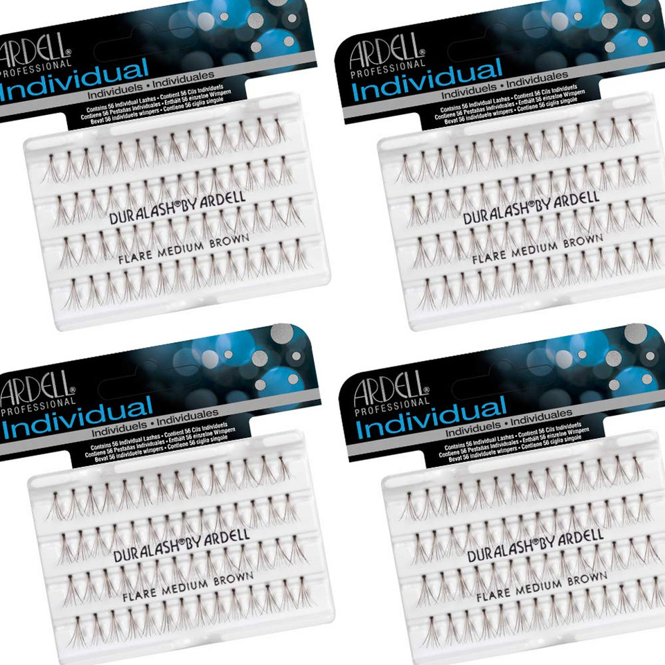 Ardell False Eyelashes Medium Brown 4 Packmedium Brown