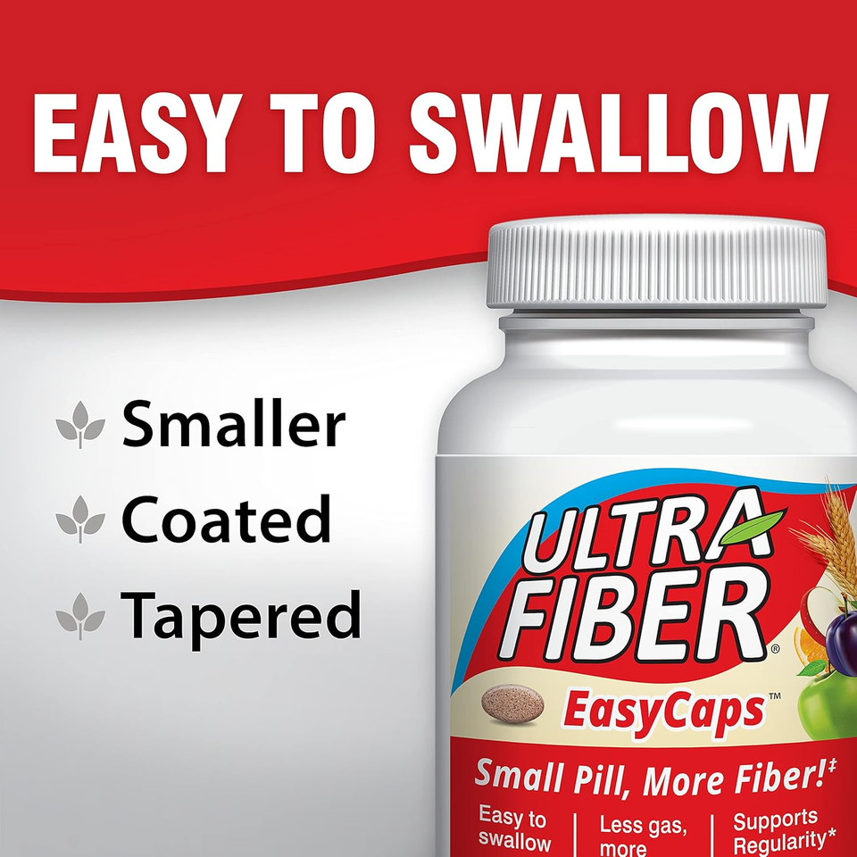 Caplets - The Small Pill With More Fiber - Fiber Support For Regularity  150Ct