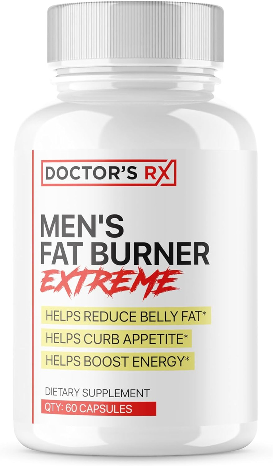 Doctor'S Rx | #1 Rated Extreme Belly Fat Burner For Men | Appetite Suppressant Weight Loss Pills, Metabolism Booster, Carb Blocker | Extra Strength Diet Pills That Work Fast - 60 Servings