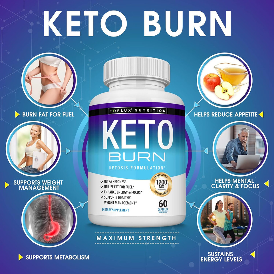 Keto Burn Pills Ketosis - 1200 Mg Ultra Advanced Natural Ketogenic Using Ketone Diet Support Energy Focus Men Women 60 Capsules