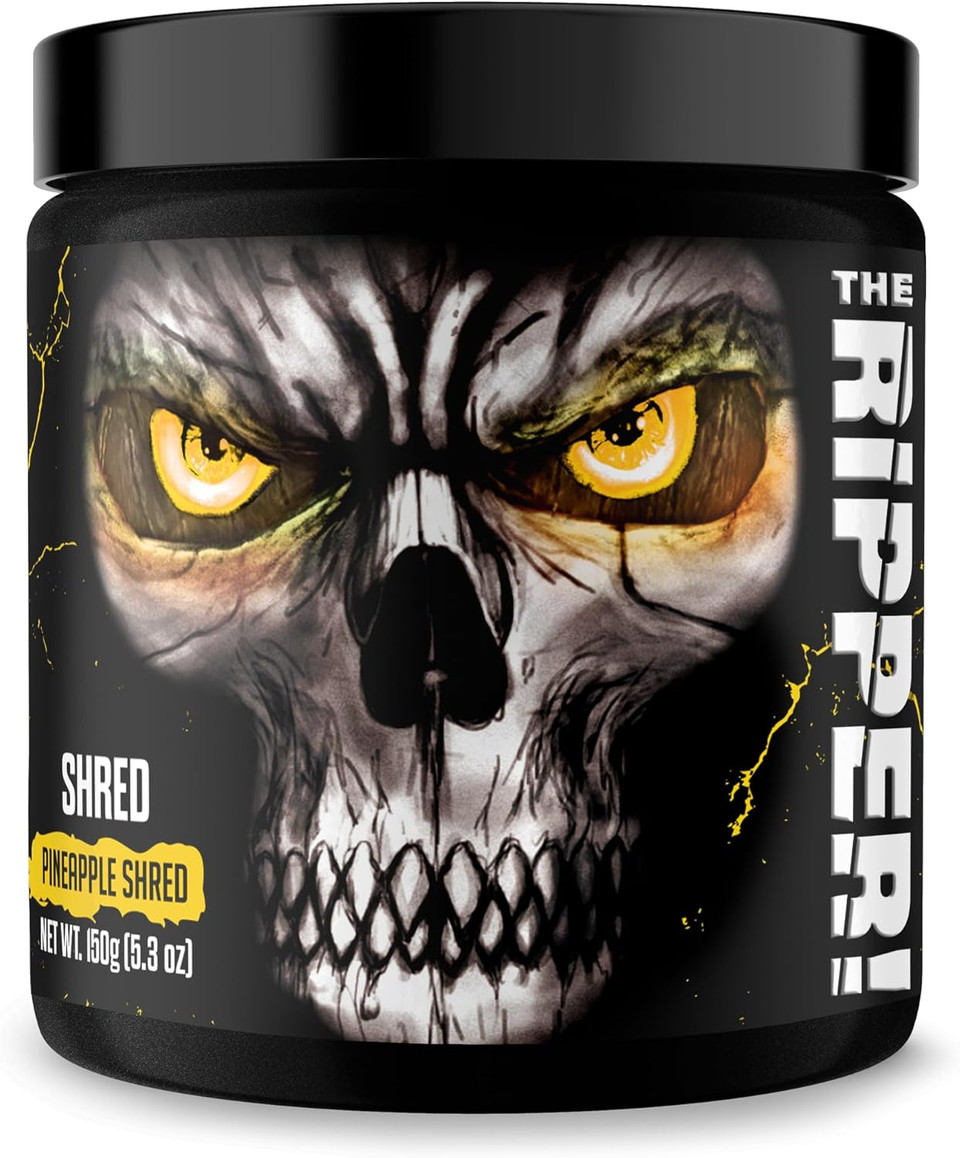 Jnx Sports The Ripper! Shredding Thermogenic Fat Burner - Pineapple Shred 30 Servings | Advanced Fast Acting Thermogenic Pre-Workout, Appetite Suppressant For Men & Women Jnx Sports The Ripper! Shredding Thermogenic Fat Burner - Pineapple Shred 30 Servings | Advanced Fast Acting Thermogenic Pre-Workout, Appetite Suppressant For Men & Women