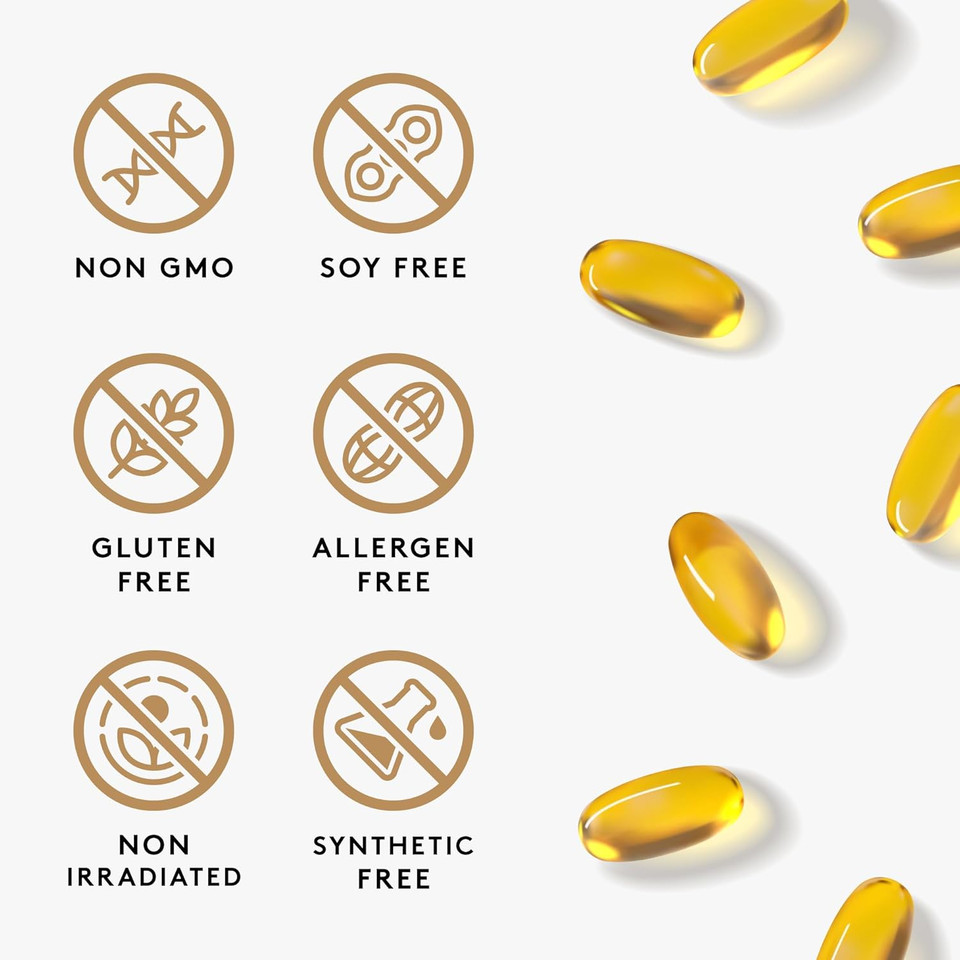 Performance Labâ® Omega-3 Dietary Supplement From Algae, 90 Ct Pure, Clean And Premium Omega-3 Supplements, Potent Fatty Acid Carrageenan-Free Softgel, Plant-Based And Easy To Swallow, Made In Usa