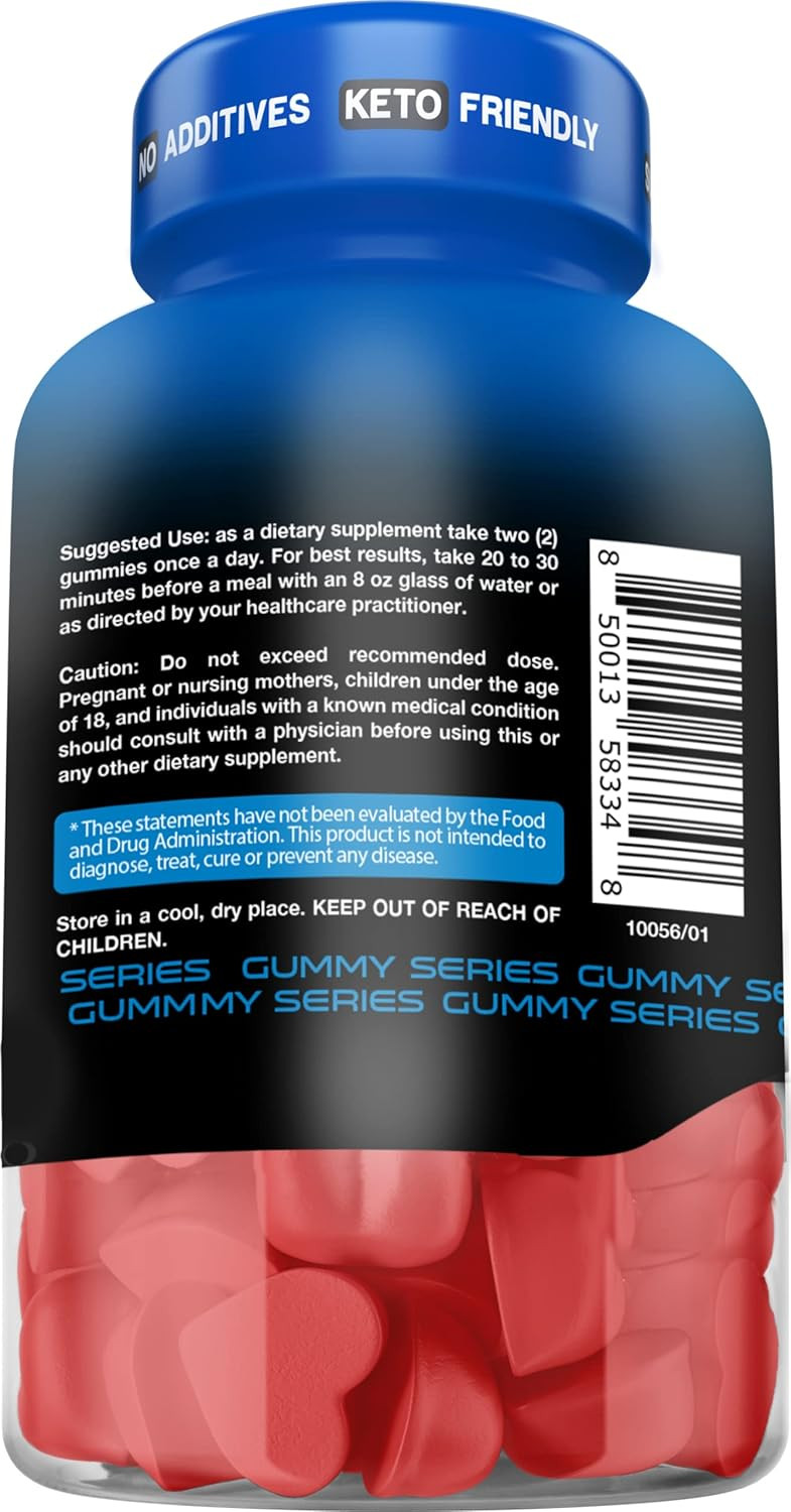 Herbtonics Keto Gummies With Mct + Collagen | Sugar Free Mct Oil Capsules | Anti Aging, Hair Growth, Skin Care & Strong Nails Protein Collagen Gummies | On-The-Go Keto Gummy